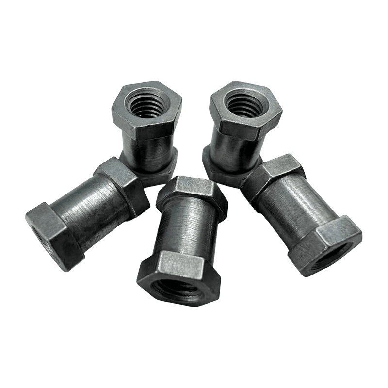 Tuerca hexagonal extendida incorporada, tuerca de inserción de inyección hexagonal de doble cabezal