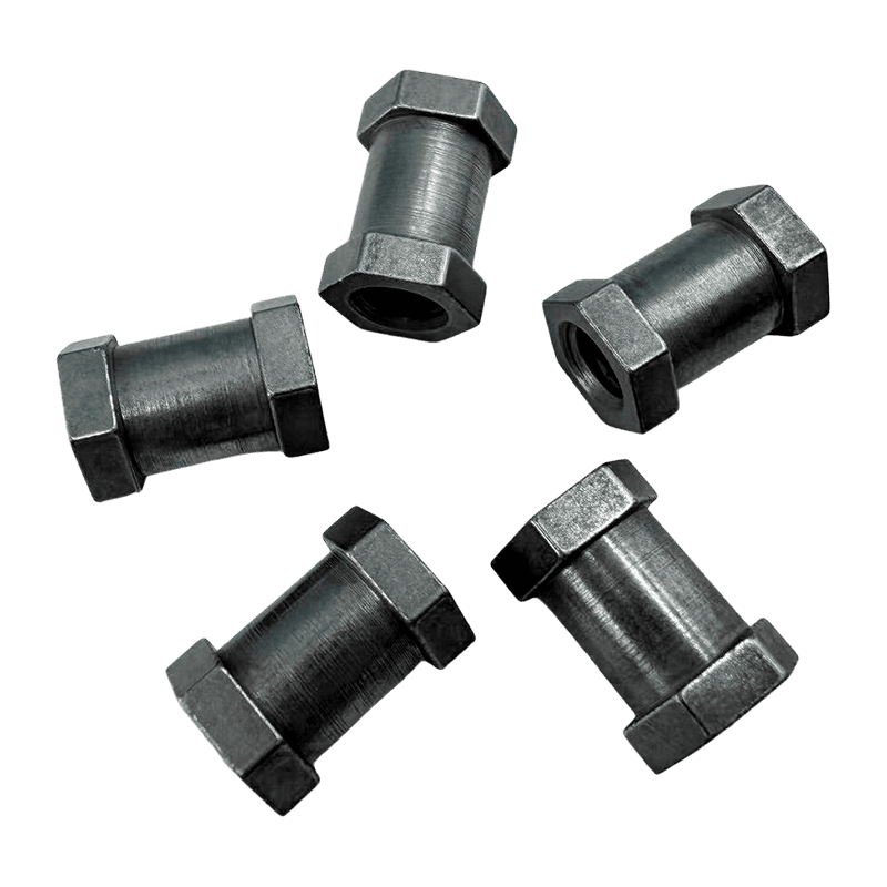 Tuerca hexagonal extendida incorporada, tuerca de inserción de inyección hexagonal de doble cabezal